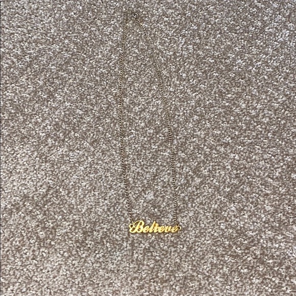 Believe necklace from Justin Bieber concert! - Picture 2 of 3